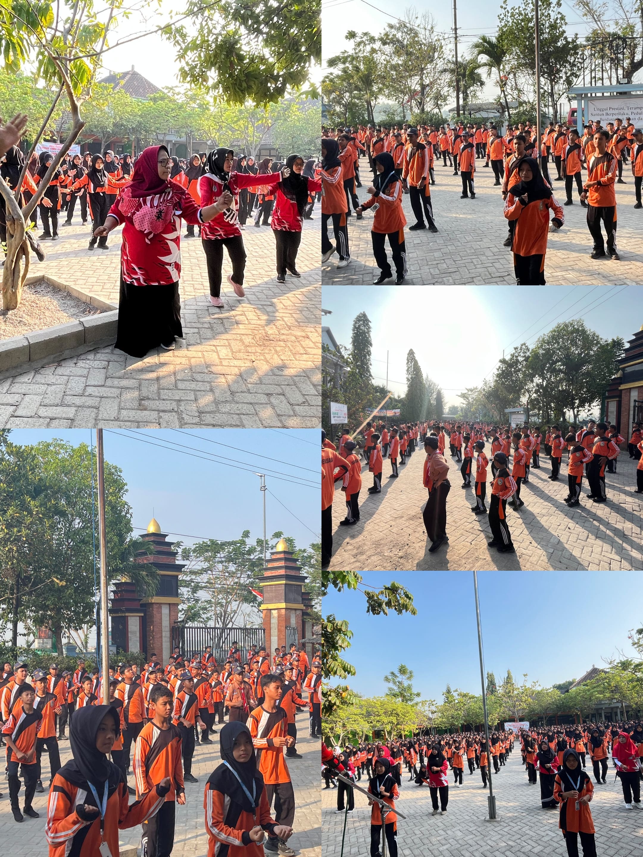 Jumat Sehat, Wujudkan Tubuh Bugar dan Semangat Belajar di SMP Negeri 1 Balen